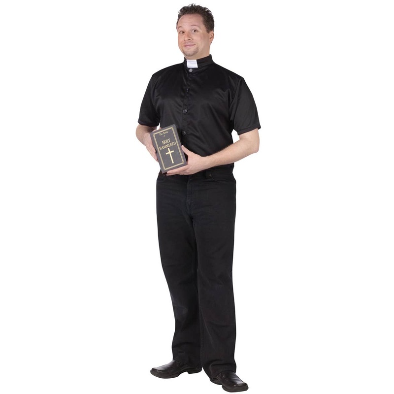 Holy Hammered Mens Funny Priest Costume
