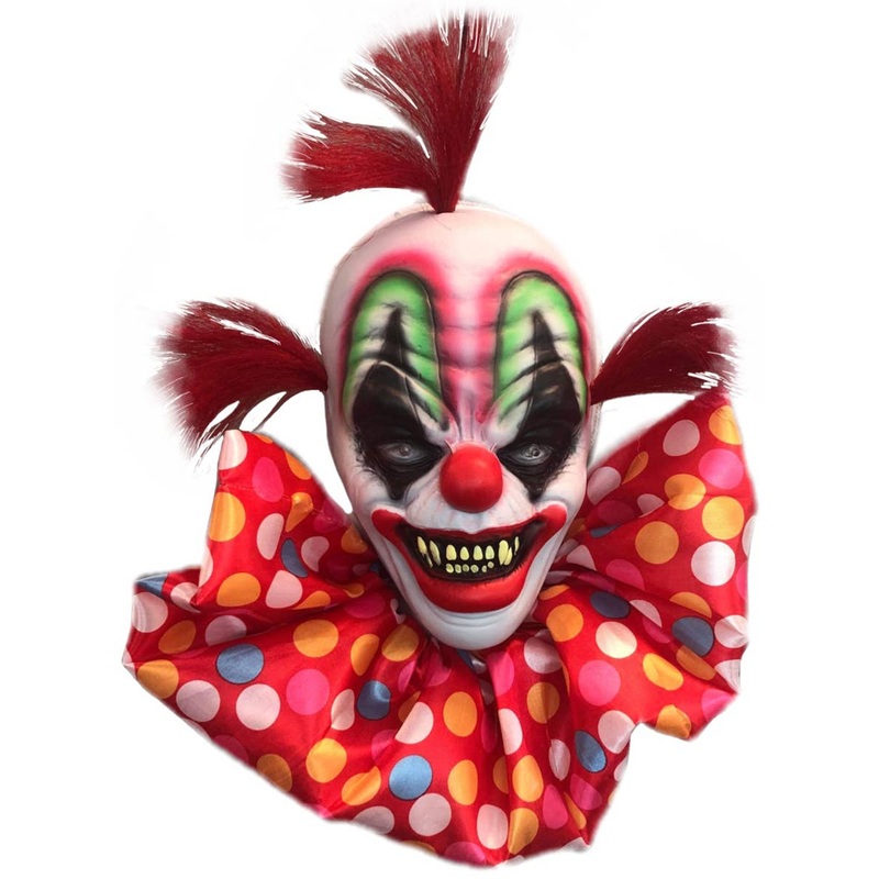 Horror Clown Head Light Up Halloween Decoration