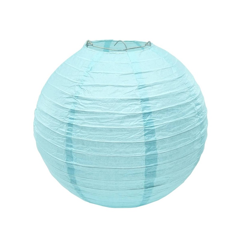 Light Blue 30cm Paper Lantern Party Decoration