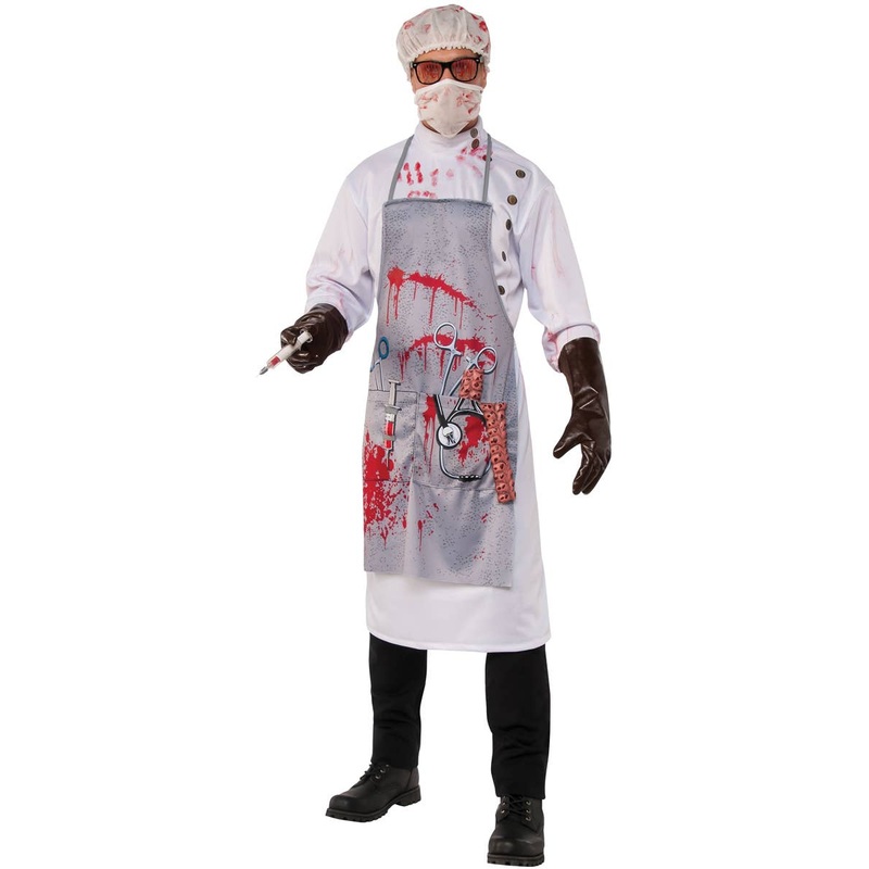 Mad Doctor Mens Halloween Fancy Dress Costume