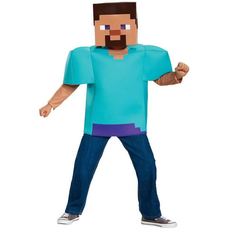 Minecraft Steve Classic Boys Book Week Costume