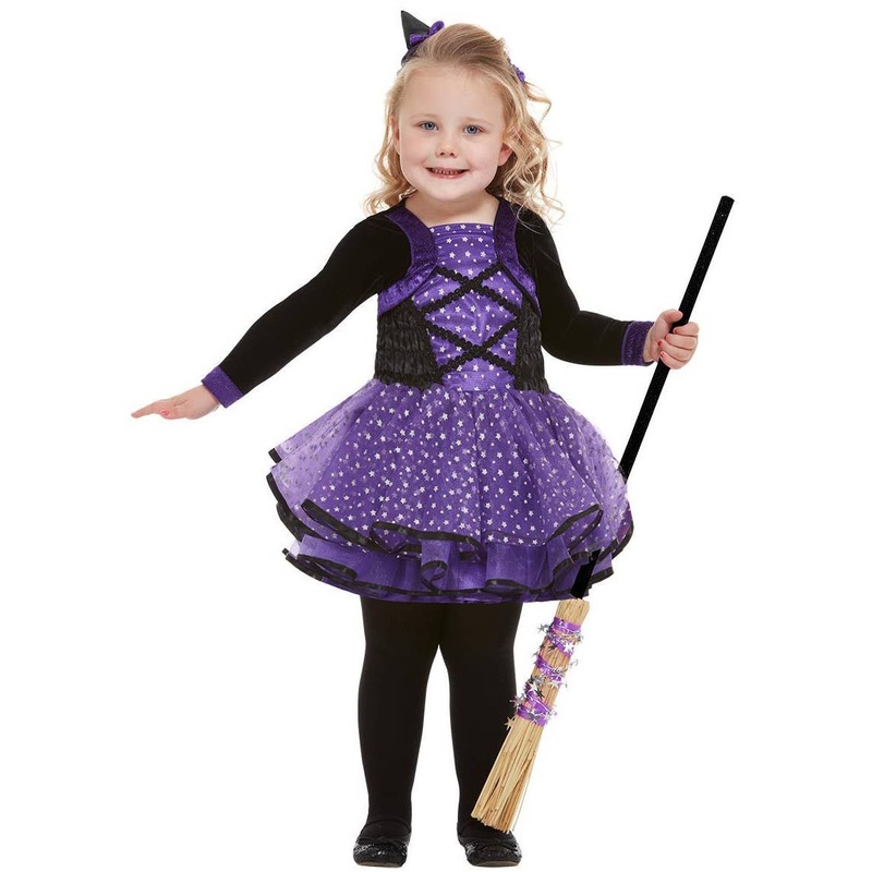 Pretty Star Witch Toddler Girls Halloween Costume