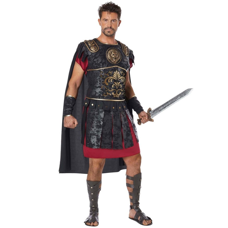 Roman Warrior Mens Deluxe Gladiator Costume