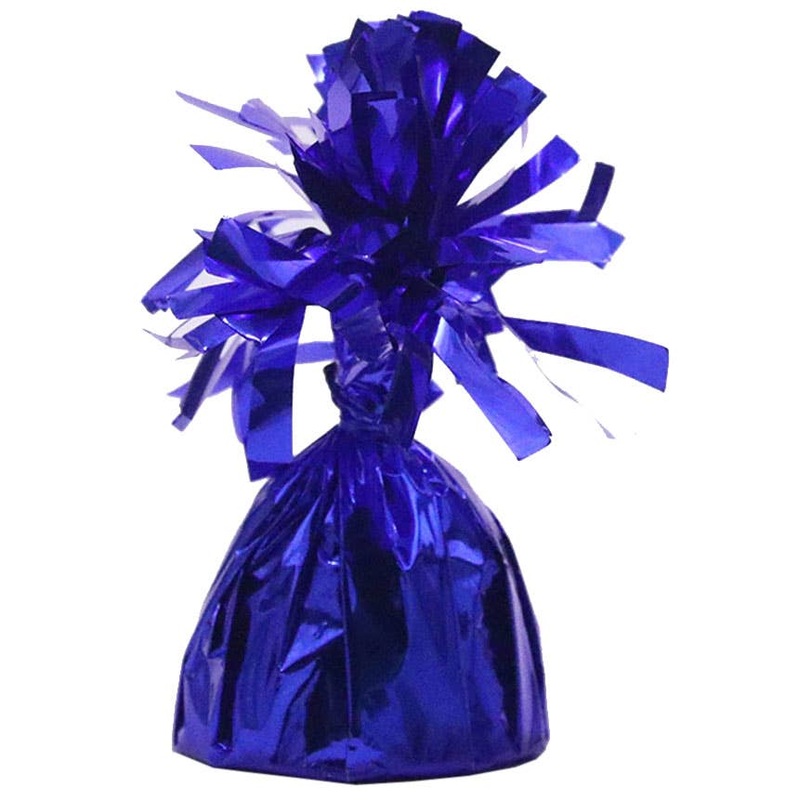 Royal Blue Foil 12cm Balloon Weight