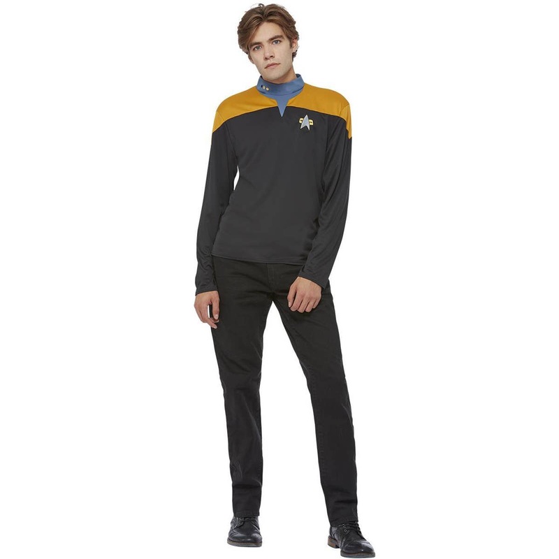 Star Trek Voyager Mens Operations Uniform Costume