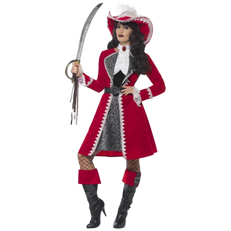 Authentic Pirate Lady Captain Womens Costume