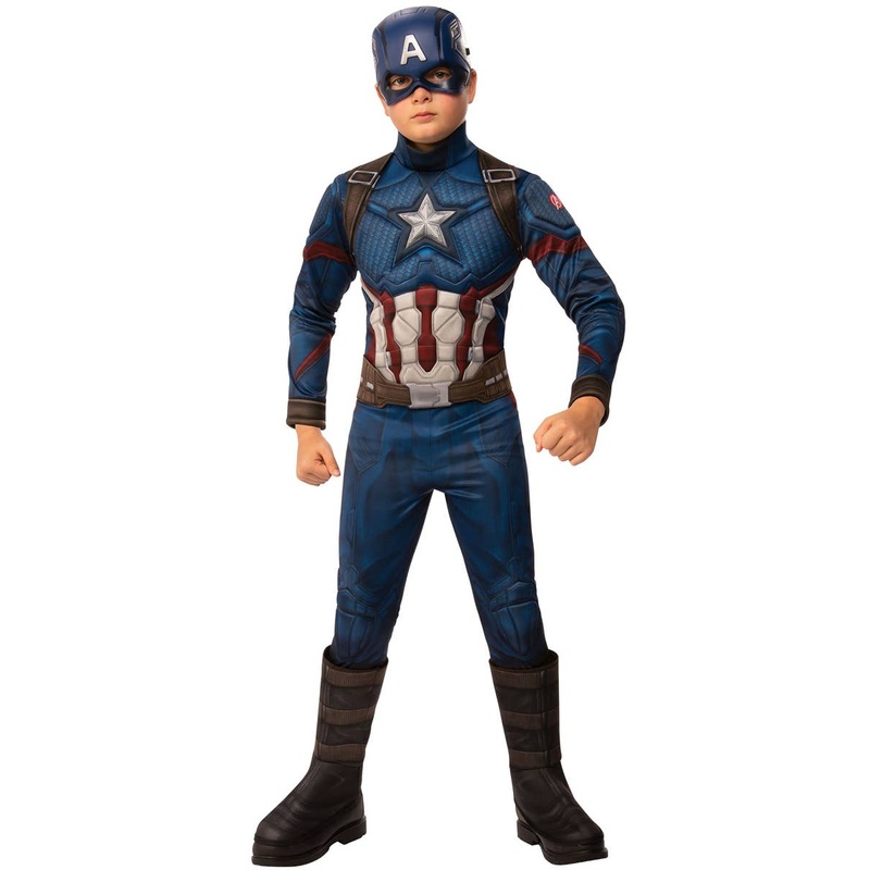Avengers Endgame Deluxe Captain America Boys Costume