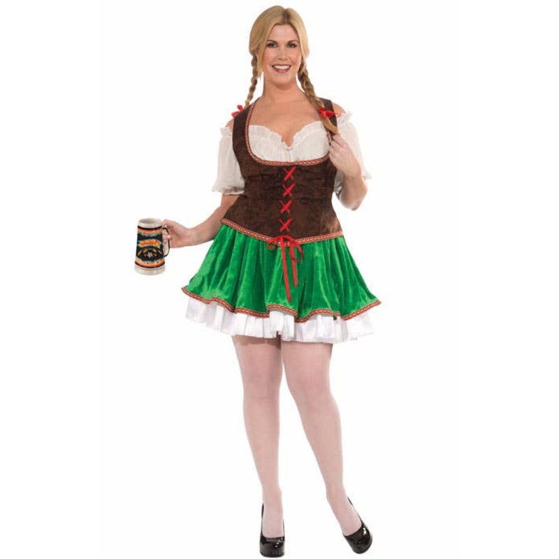 Beer Garden Womens Plus Size Oktoberfest Costume