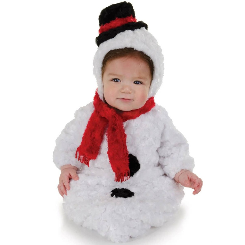 Beloved Infant Kids White Snowman Bunting Costume