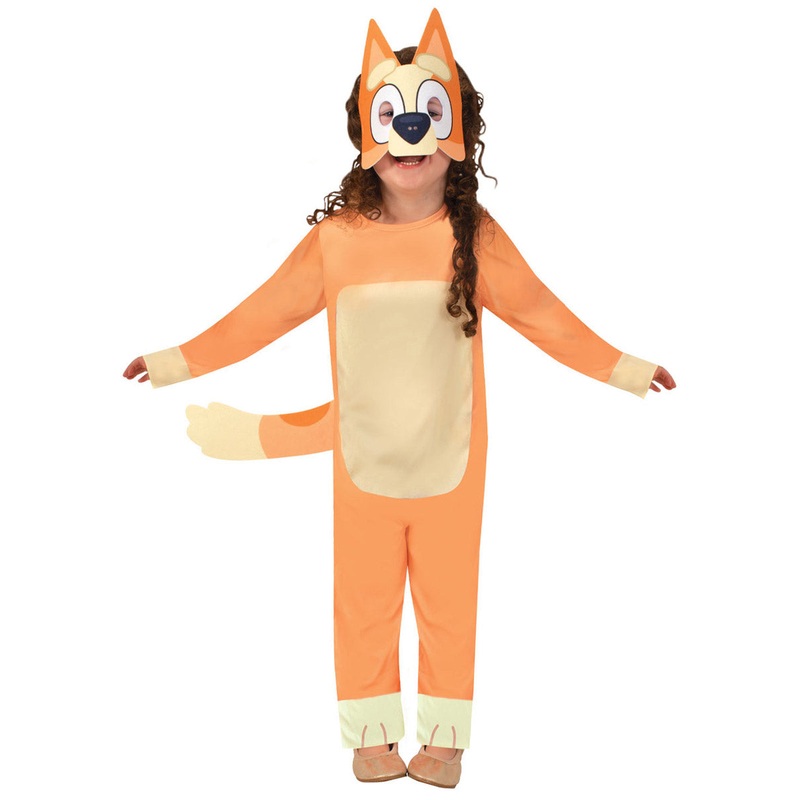 Bingo Kids Classic Orange Bluey Character Costume