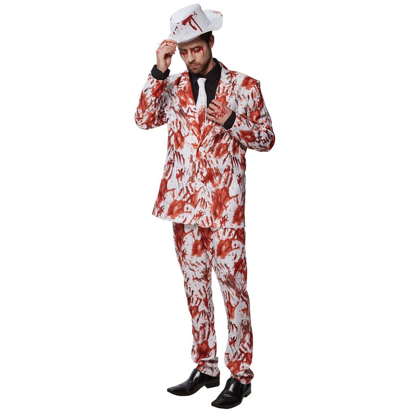 Bloody Hands Suit Mens Halloween Costume