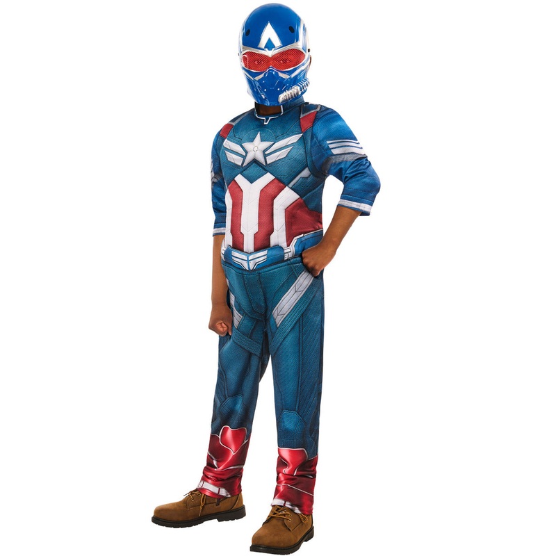 Brave New World Boys Deluxe Captain America Costume