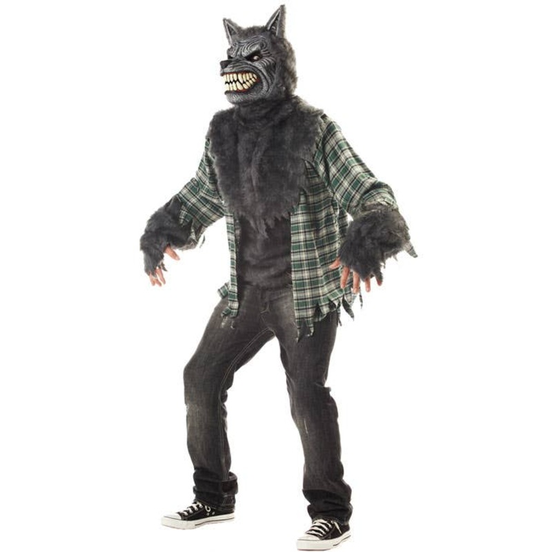 Full Moon Werewolf Madness Mens Halloween Costume