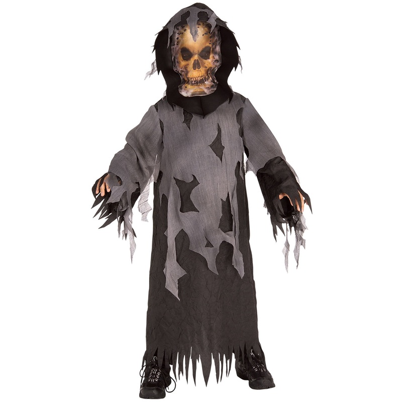 Haunted Scary Skeleton Boys Halloween Costume