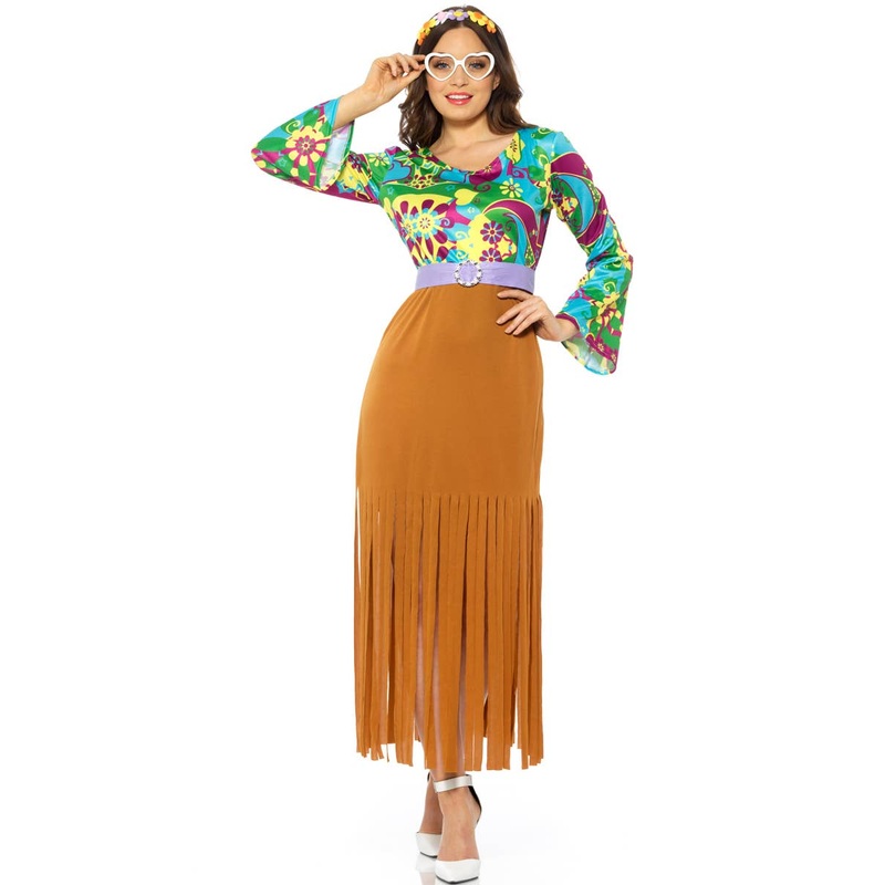 Hippie Babe Deluxe Womens 1970s Costume
