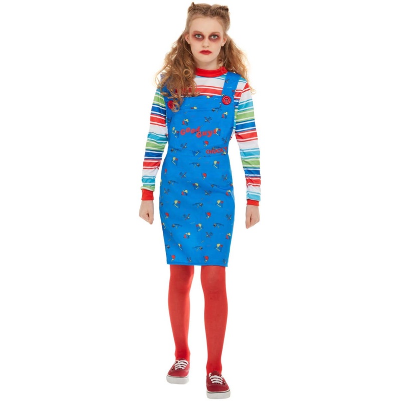 Horror Movie Doll Girls Chucky Halloween Costume