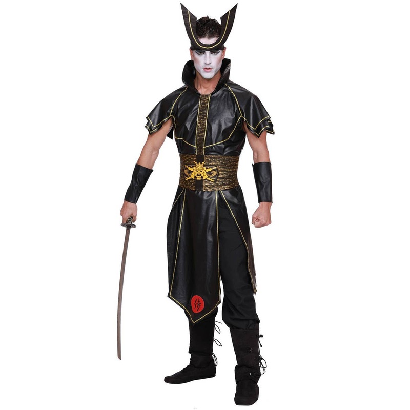 Japanese Samurai Warrior Deluxe Mens Plus Size Costume