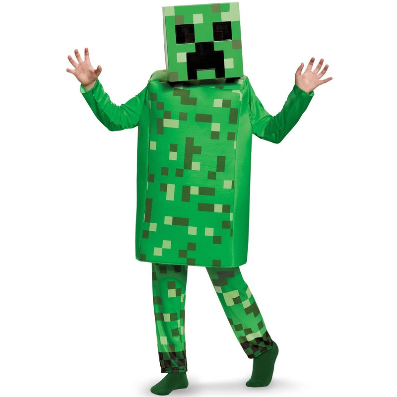 Minecraft Creeper Deluxe Kids Book Week Costume
