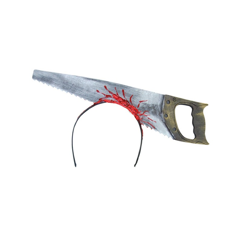 Novelty Saw in the Head Halloween Costume Headband