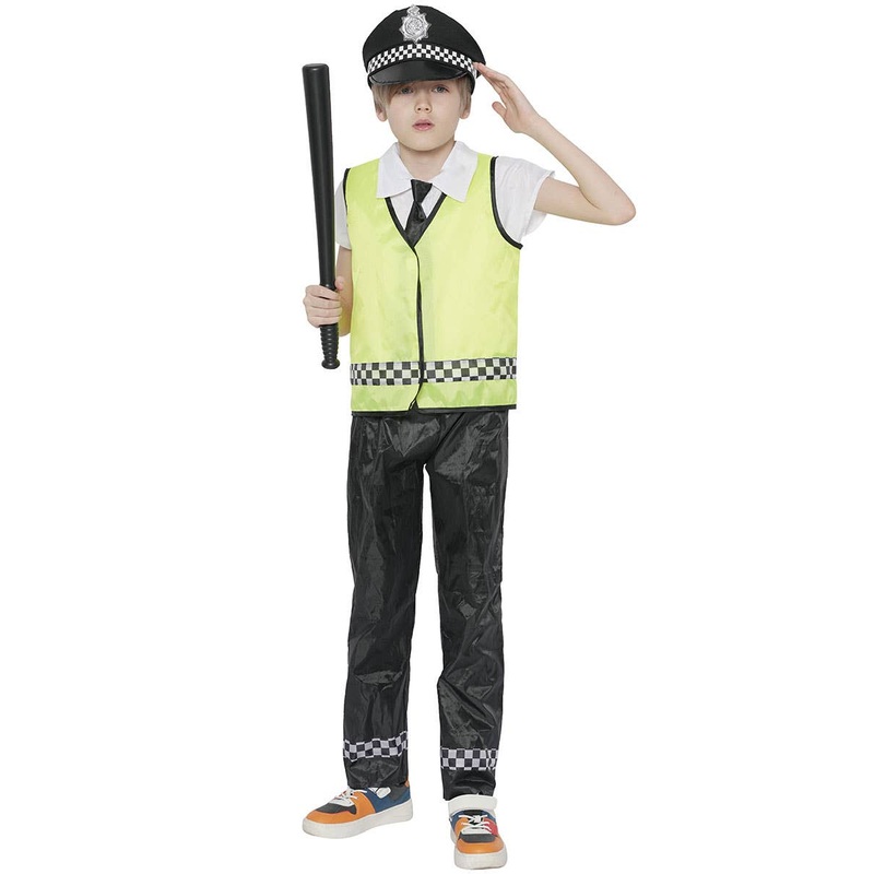 Patrolling Police Officer Boys Occupation Costume
