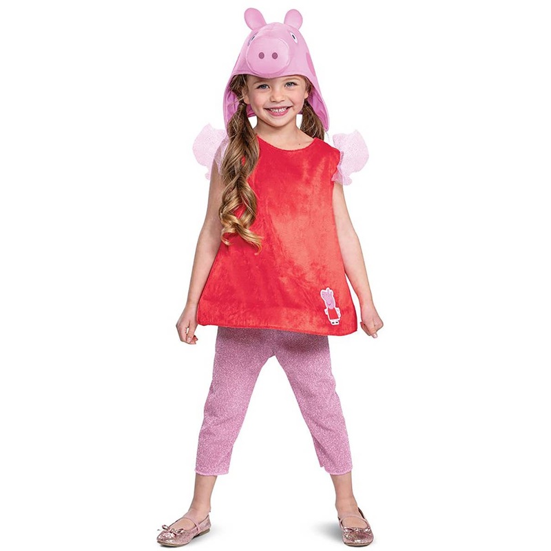 Peppa Pig Girls Fancy Dress Costume