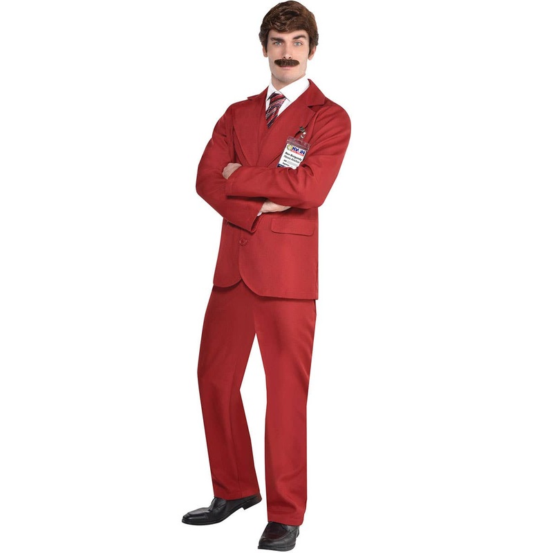 Ron Burgundy Mens Licensed Anchorman Costume