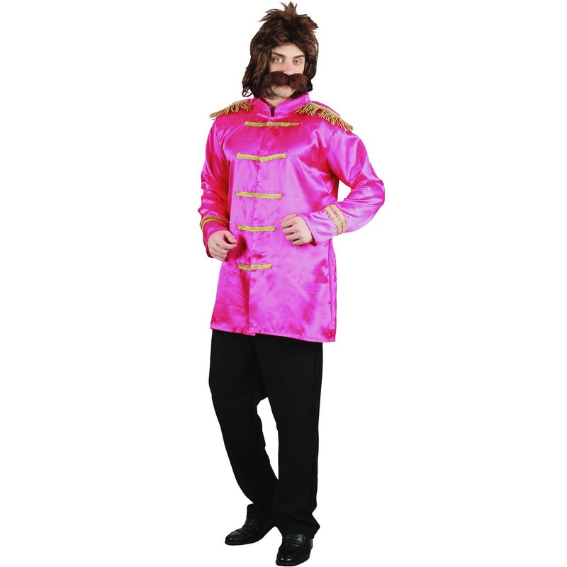 Sgt Pepper's Mens Pink Beatles Costume Jacket