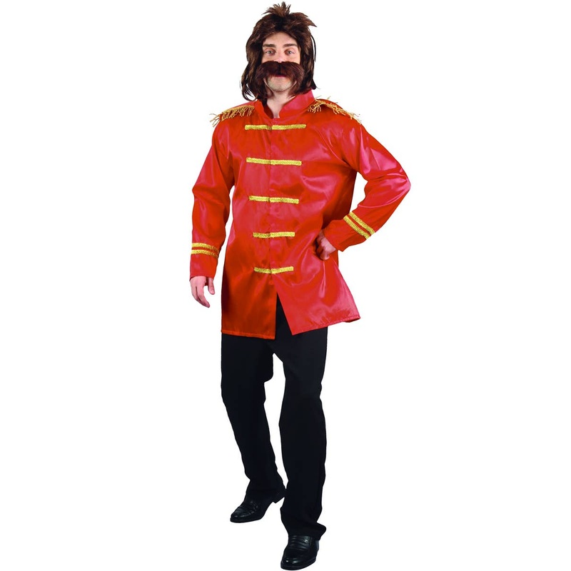 Sgt Pepper's Mens Red Beatles Costume Jacket