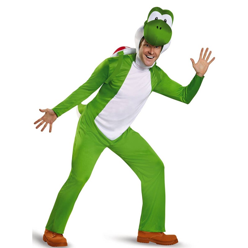 Super Mario Yoshi Deluxe Mens Costume