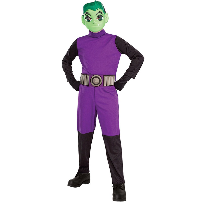 Teen Titans DC Comics Beast Boy Kids Costume
