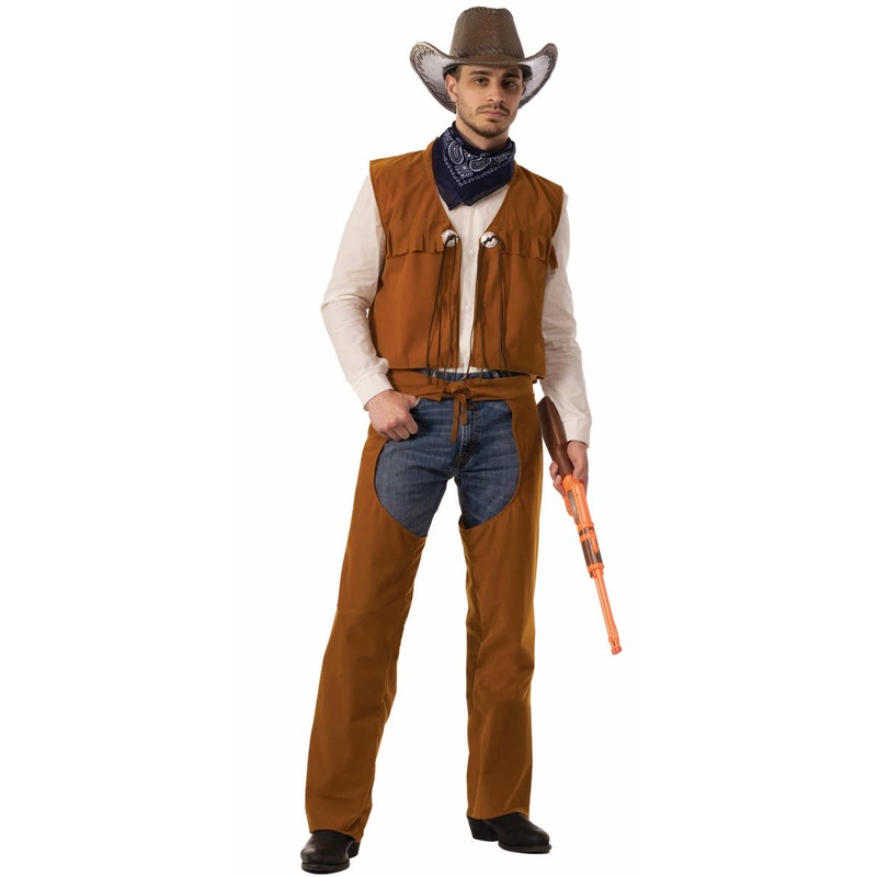 Western Cowboy Mens Wild West Dress Up Costume
