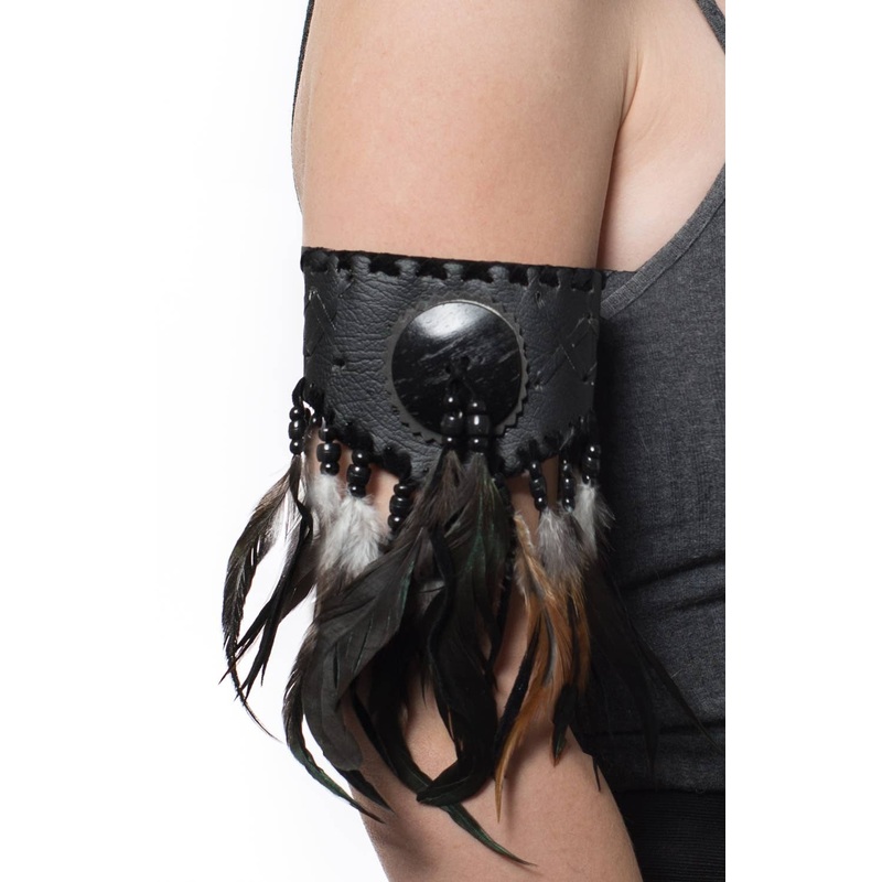 American Indian Deluxe Black Arm Cuff Costume Accessory