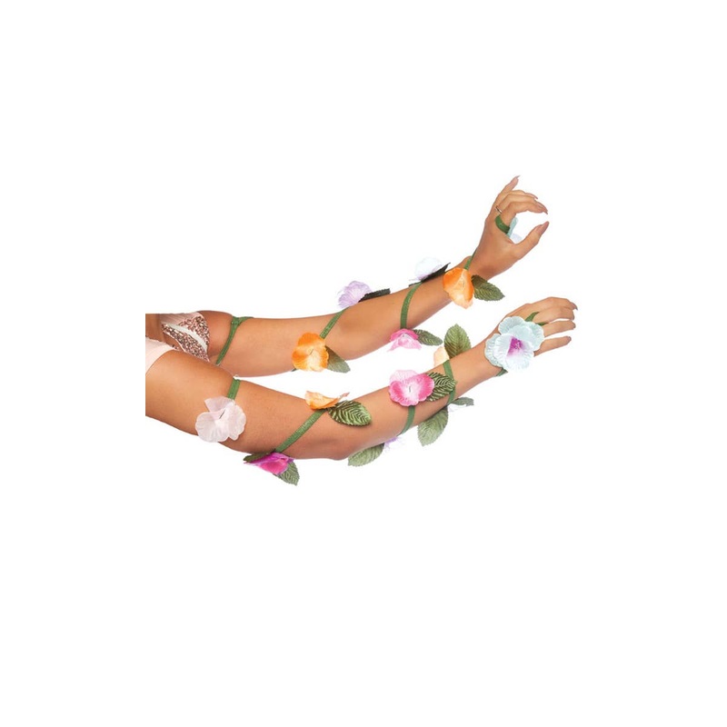 Floral Forest Fairy Costume Arm Wraps