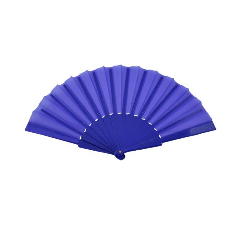 Geisha Blue Hand Held Costume Fan