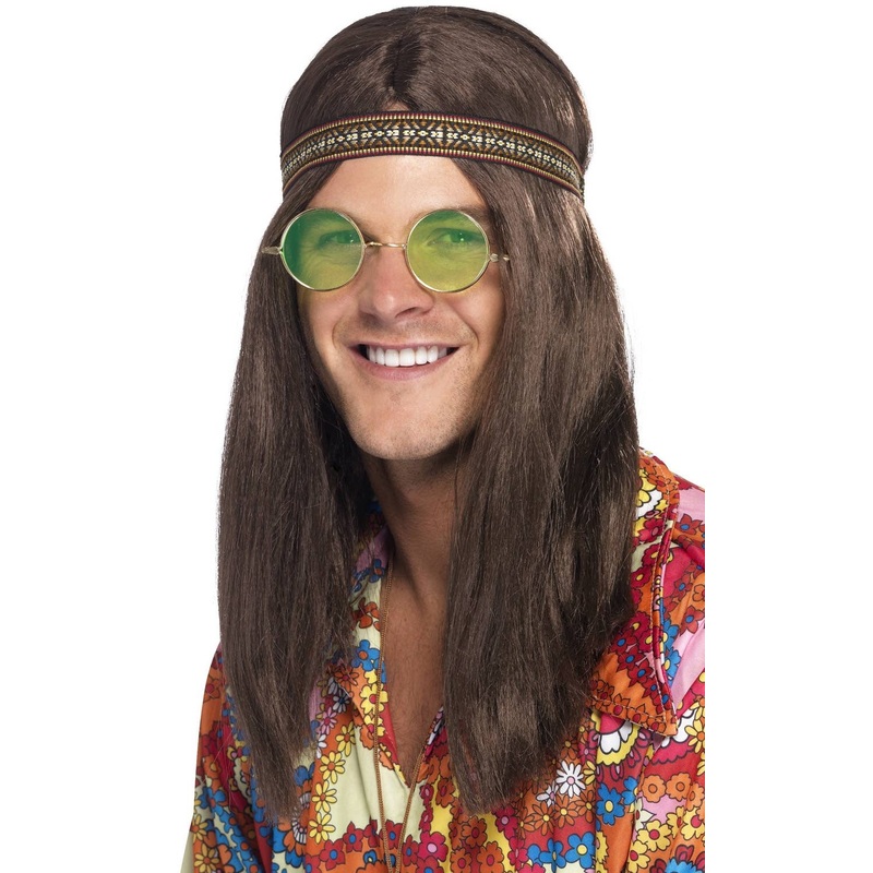Groovy Mens Hippie Costume Accessory Kit