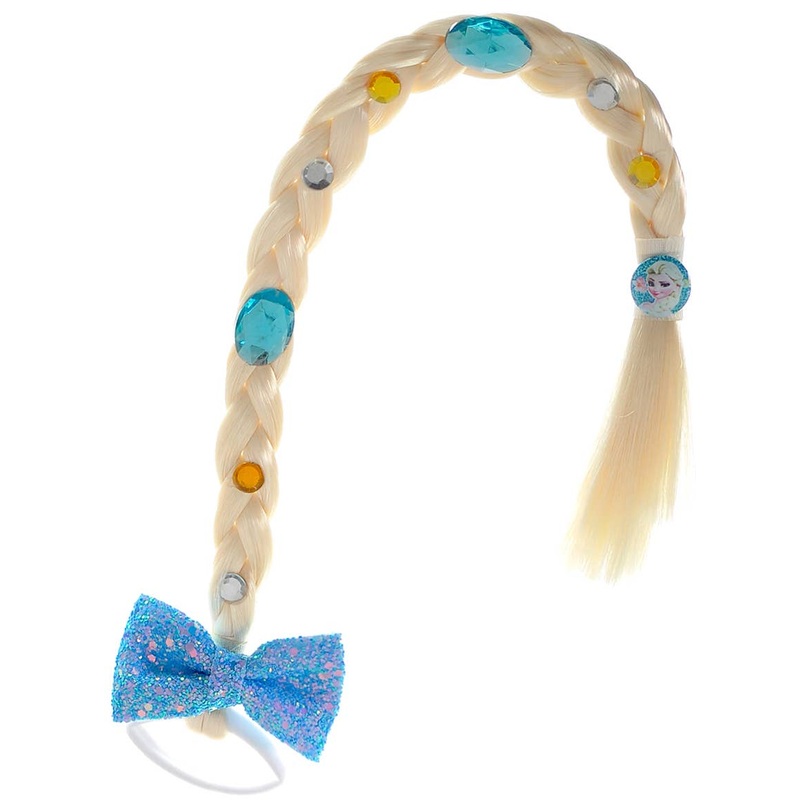 Ice Queen Girls Blonde Braid Costume Accessory