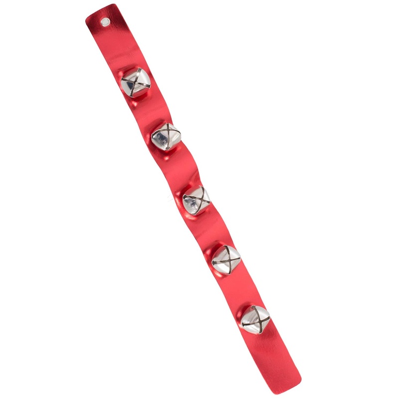 Jingle Bells Deluxe Red Bell Strap Costume Accessory