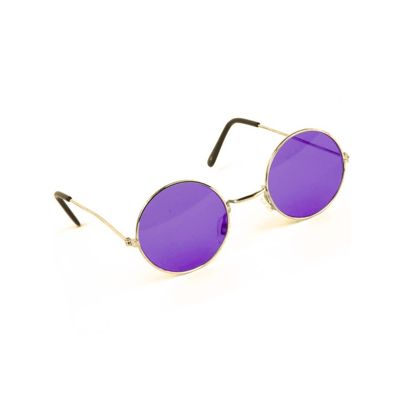 John Lennon Round Purple Teashade Hippie Sunglasses