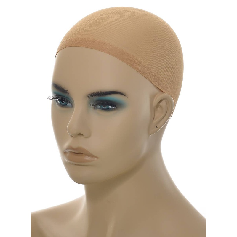 Midnight Collection 2 Pack Nude Stocking Fabric Wig Cap