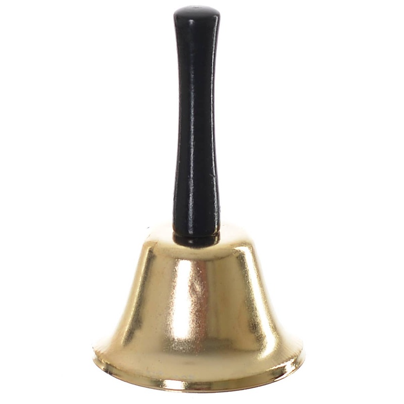 Mini Gold Santa Bell Christmas Costume Accessory