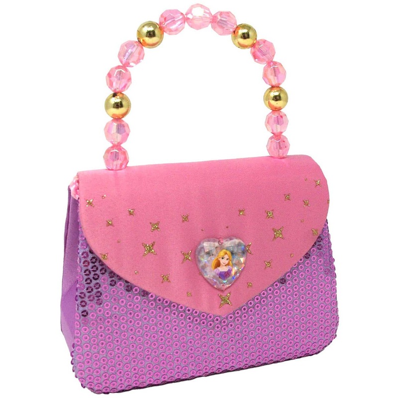 Rapunzel Pink and Purple Sequin Girls Deluxe Costume Bag