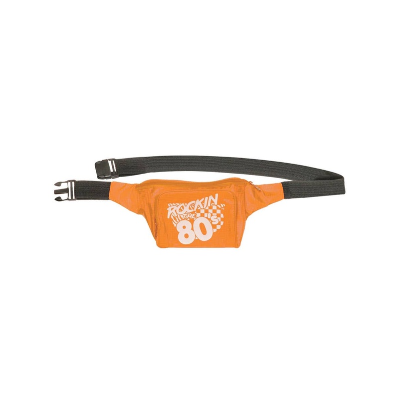 Rockin The 80s Orange Bum Bag Costume Accessory