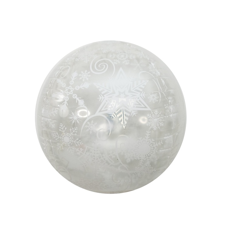 18" Bobo Balloon - Snowflake   Mylar Balloon