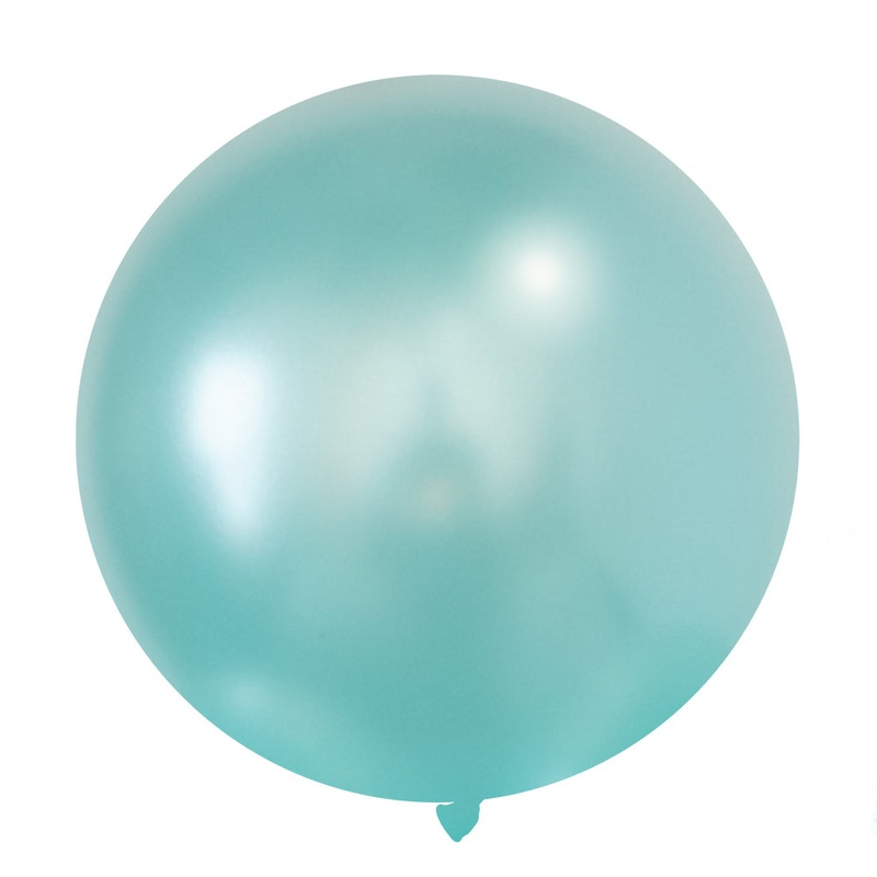 24" Round Diamond Ocean  1 Balloon