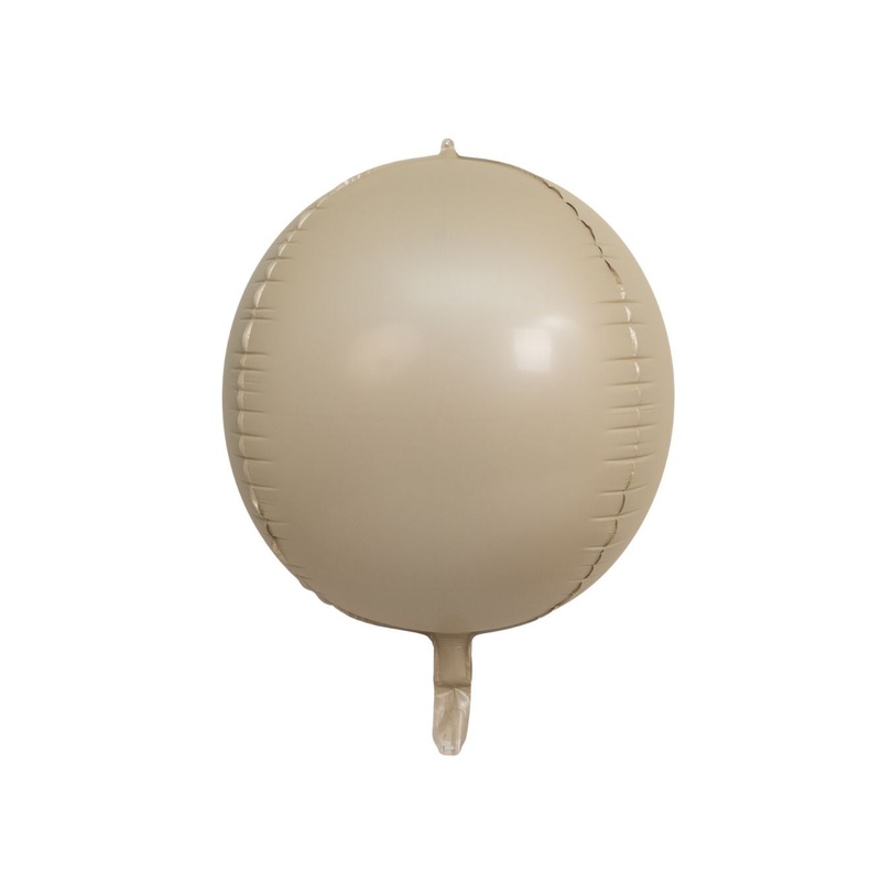 22" Orb - BEIGE   Mylar Balloon