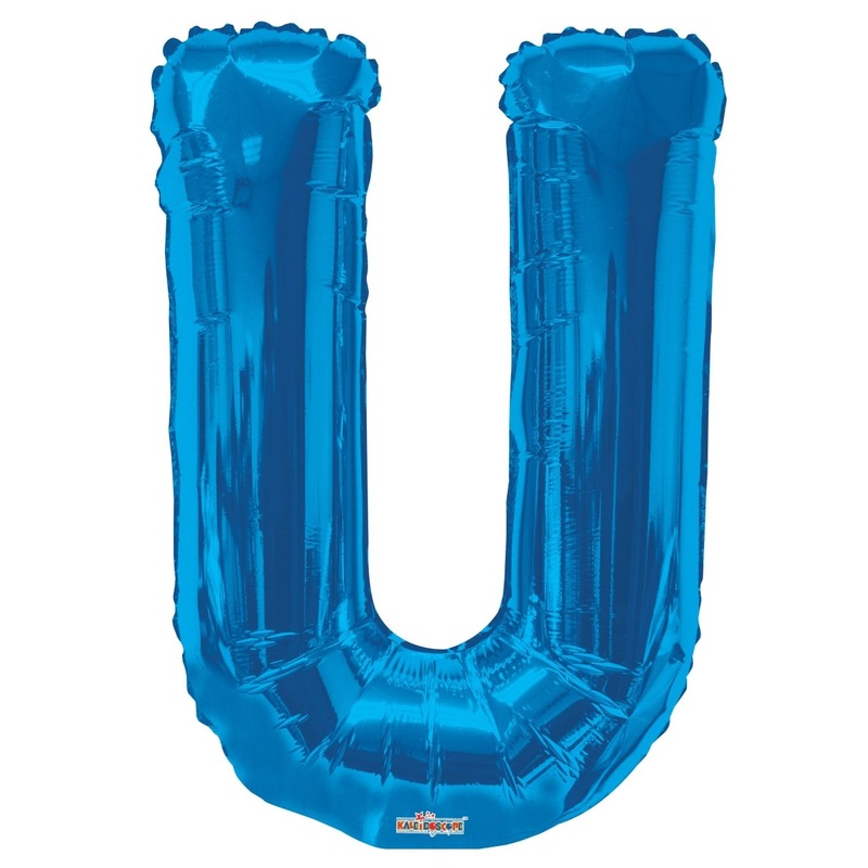 34 SC Letter U Royal Blue Shape  Single Pack. 15520-34