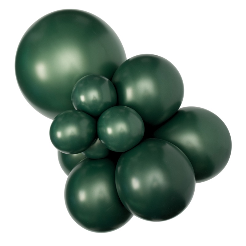 Metallic Forest Green Tuftex - Large Cluster