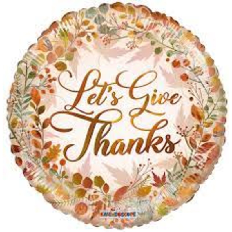 17" Let's Give Thanks - (Single Pack) 88185-LK