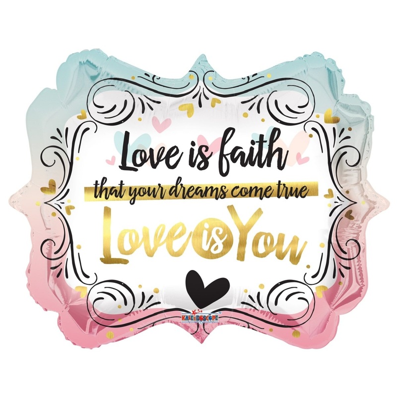 18" Love Is You Marquee - (Single Pack). 15709-18