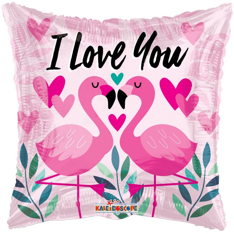 18 Love You Flamingos  (Single Pack). 15997-18
